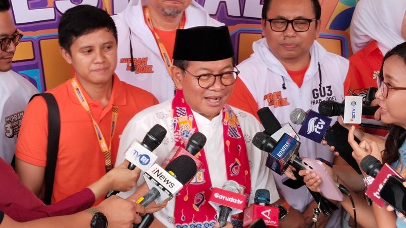 Calon Gubernur Jakarta nomor urut 03 Pramono Anung.