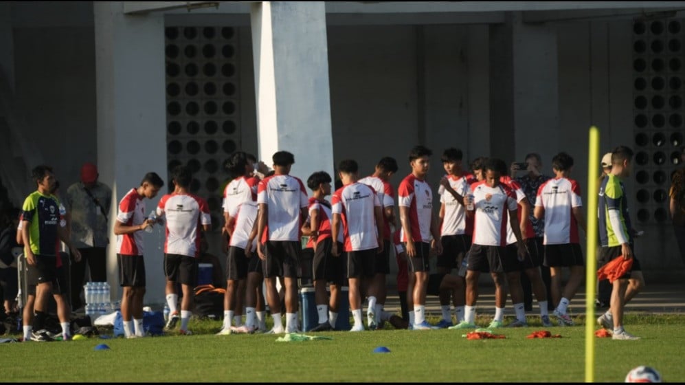 Para penggawa Timnas Indonesia di sesi pemusatan latihan (TC) jelang Piala AFF 2024