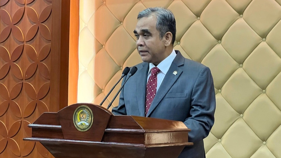 Ahmad Muzani di Kompleks Parlemen, Jakarta Pusat, Senin (9/12/2024).