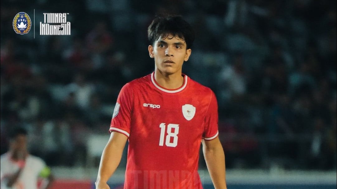 Victor Dethan, salah satu debutan Timnas Indonesia di level senior pada laga kontra Myanmar