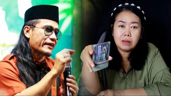 Kolase foto Gus Miftah dan Jeng Nimas