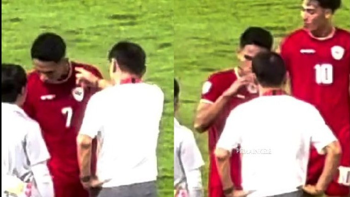 Momen Shin Tae-yong Marah-marah ke Marselino Ferdinan di Laga Timnas Indonesia Vs Laos