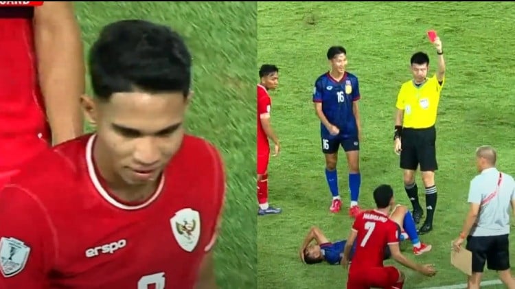 Reaksi media Vietnam usai Marselino Ferdinan dikartu merah bagi Timnas Indonesia