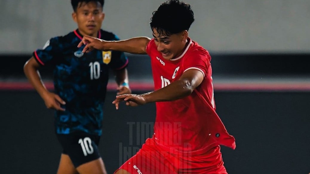 Momen saat Timnas Indonesia Lawan Laos, Kamis (12/12/2024) malam di Stadion Manahan, Surakarta