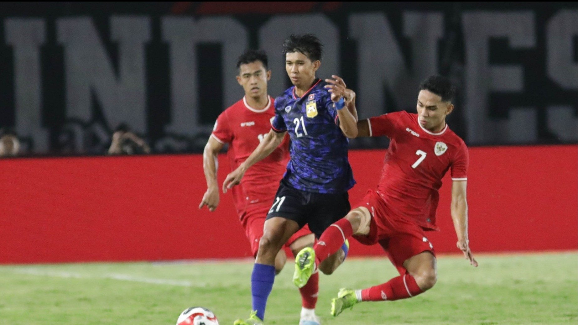 Timnas Indonesia vs Laos di Stadion Manahan Solo, 12/12/2024.