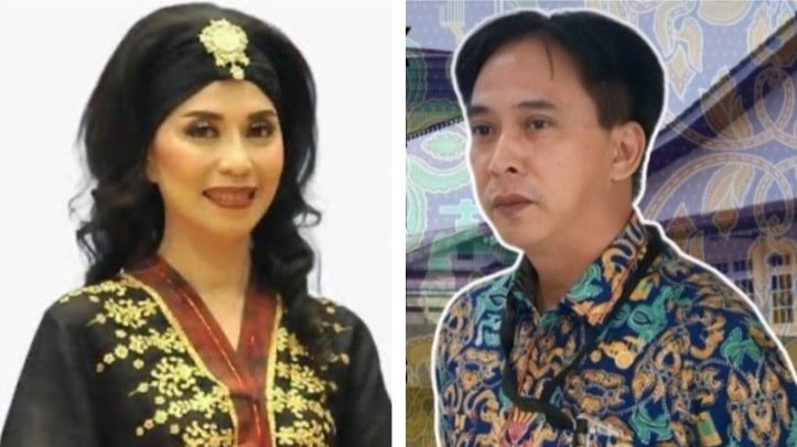 Kolase orang tua Lady Aurellia Pramesti, Sri Meiliana dan Dedy Mandarsyah