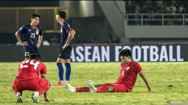 Timnas Indonesia ditahan imbang oleh Laos di kandang pada turnamen Piala AFF 2024.