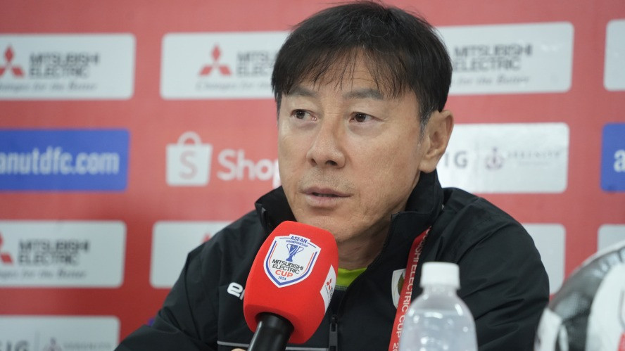 Pelatih Timnas Indonesia, Shin Tae-yong di Piala AFF 2024