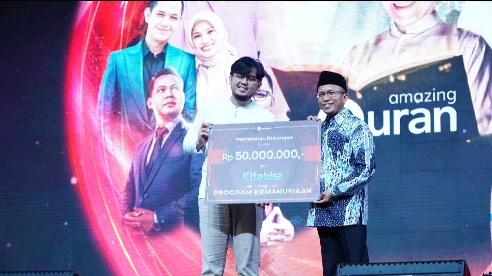 Founder Cinta Quran Foundation, Ustaz Fatih Karim terima dana bantuan untuk program Amazing Quran