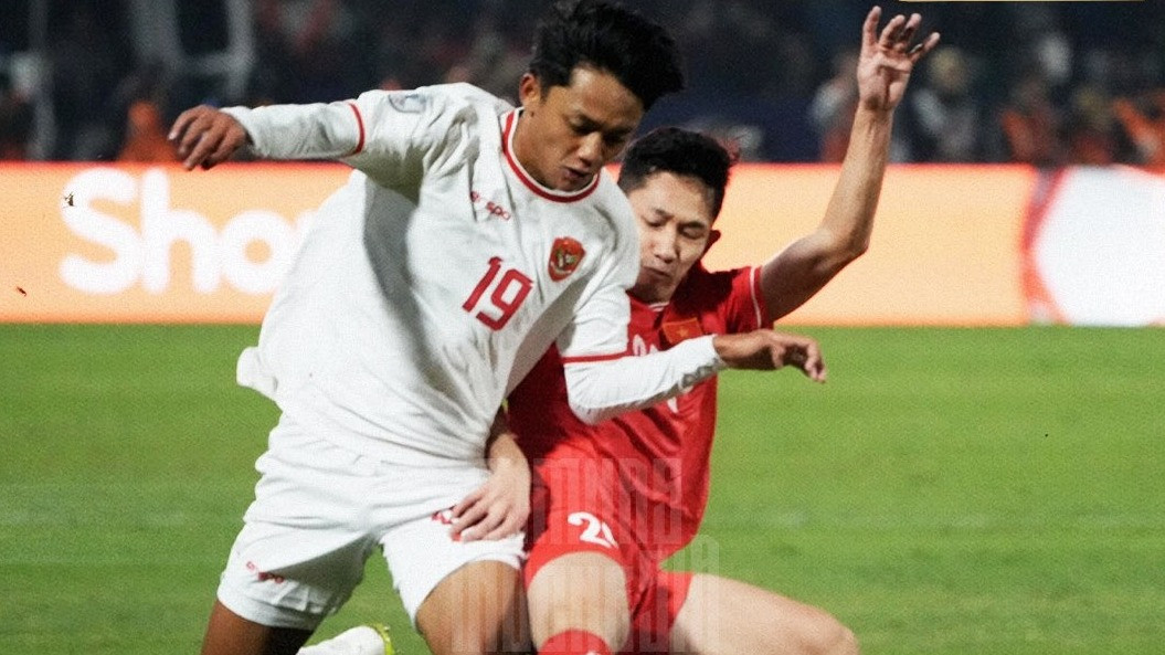 Indonesia vs Vietnam di Piala AFF 2024.