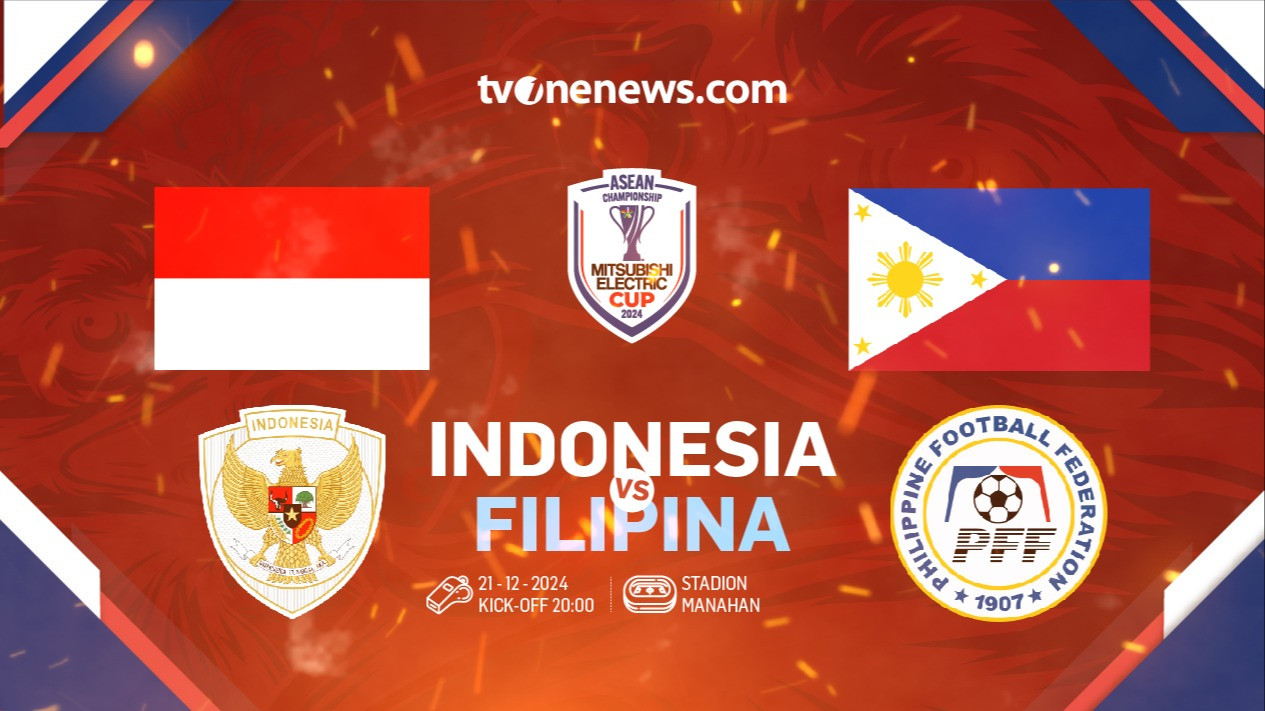 Jadwal Timnas Indonesia vs Filipina di Piala AFF 2024