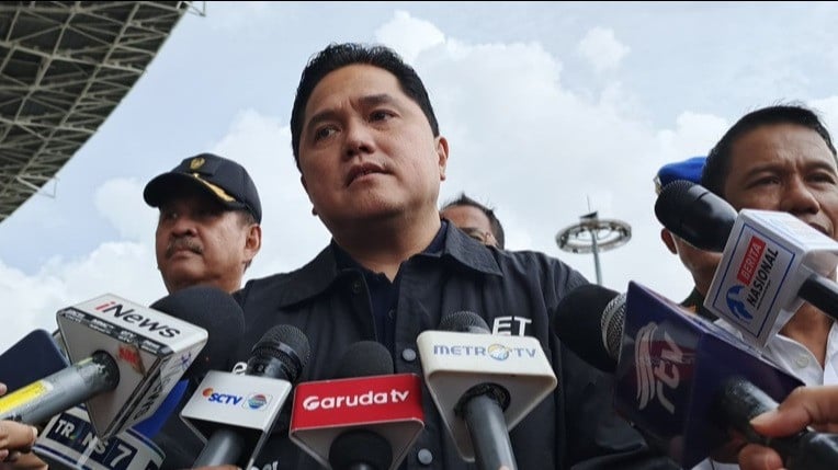 Ketua Umum PSSI, Erick Thohir berbicara soal Timnas Indonesia