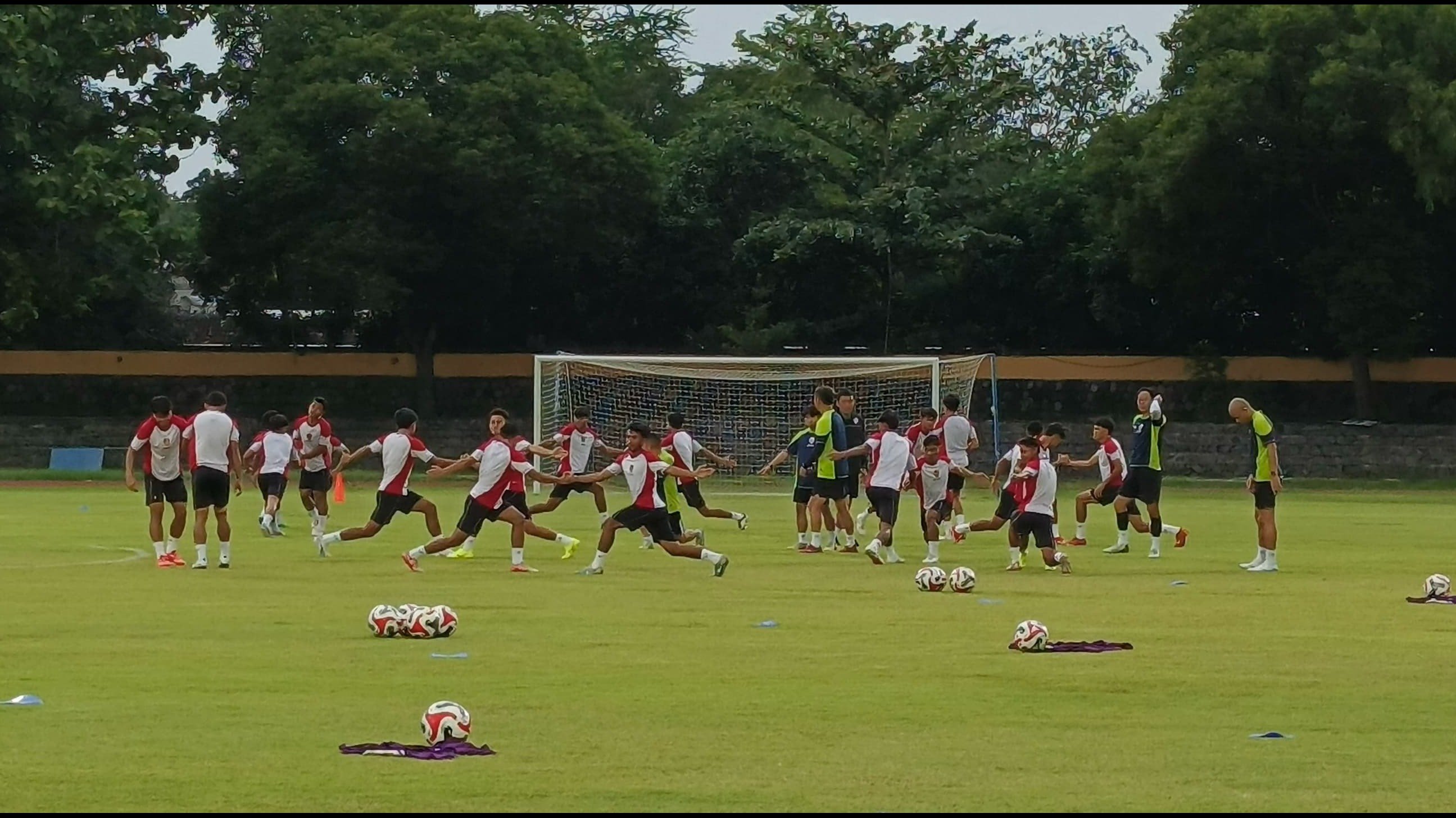 Latihan Timnas Indonesia Jelang Pertemuan Kontra Filipina