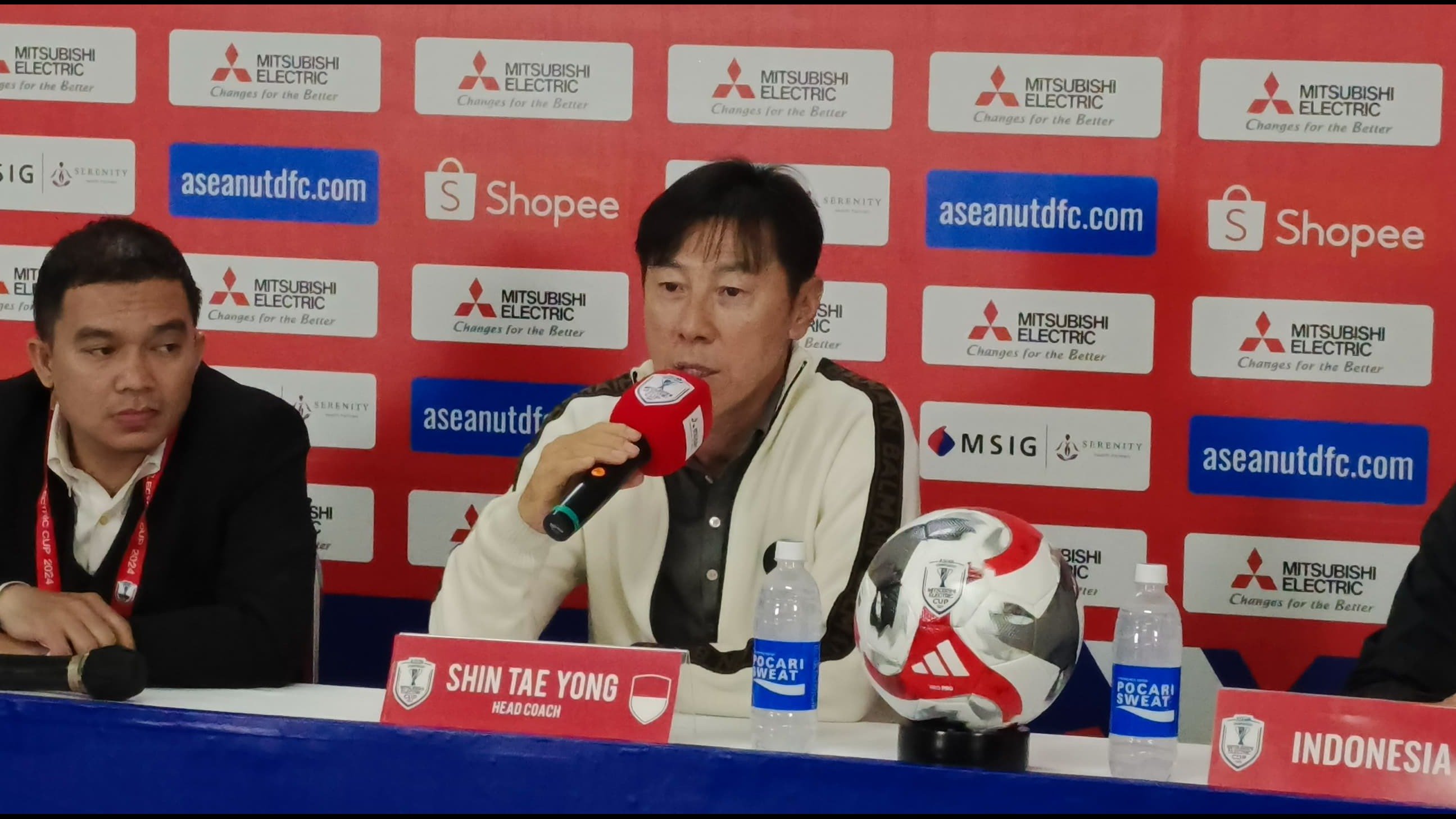 Pelatih Timnas Indonesia, Shin Tae-yong Soroti Kartu Merah Penggawa Garuda di Piala AFF 2024