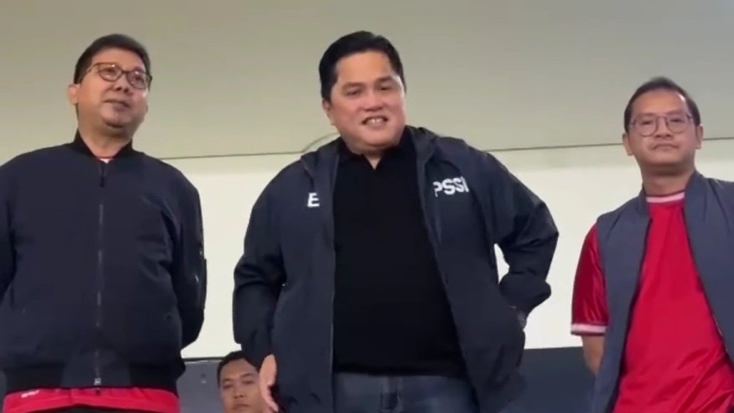 Bung Towel disapa Erick Thohir