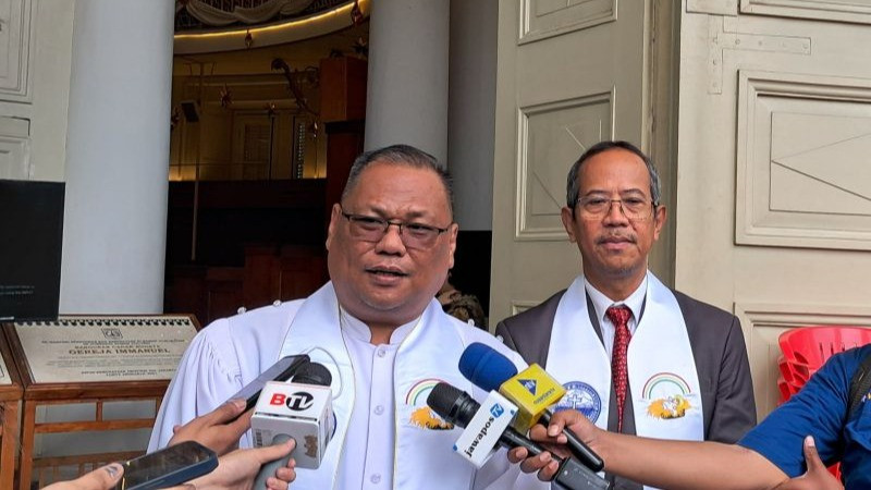 Pendeta Gereja Protestan di Indonesia bagian Barat (GPIB) Immanuel Jakarta, Abraham Ruben Persang apresiasi Terowongan Silaturahim Masjid Istiqlal-Gereja Katedral