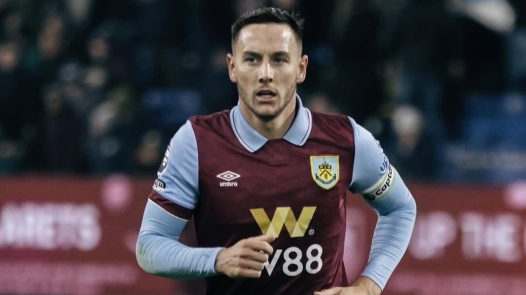 Kapten Burnley FC, Josh Brownhill.