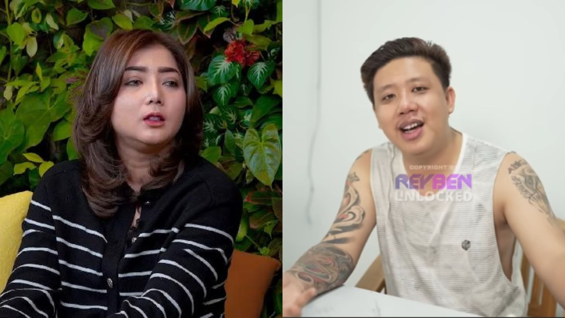 Pratiwi Noviyanthi atau Teh Novi dengan Pablo Benua