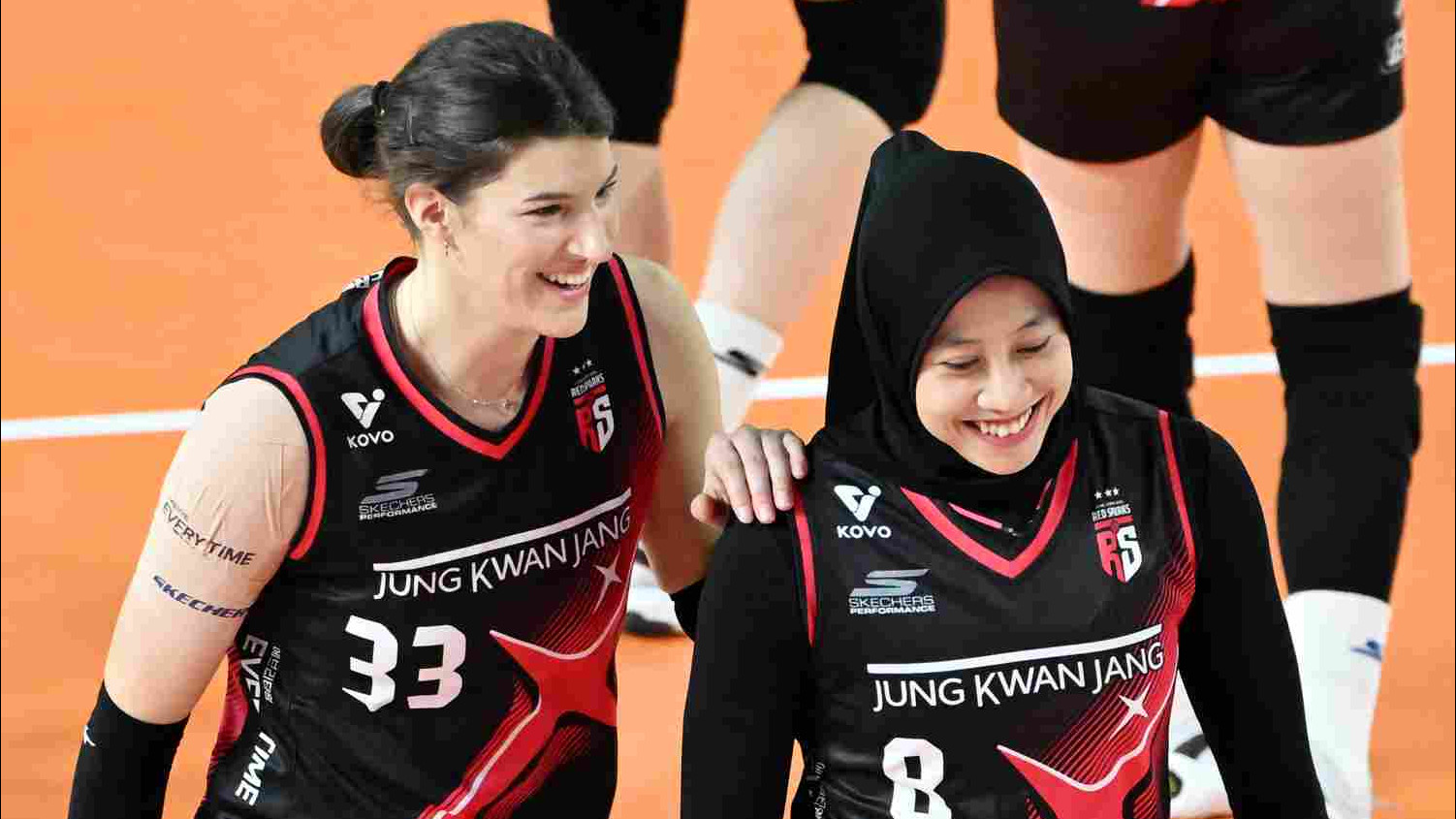 Megawati Hangestri dan Vanja Bukilic