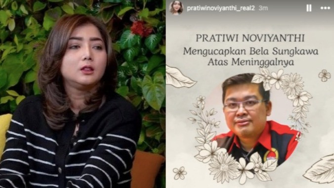 Teh Novi turut berduka atas meninggalnya Alvin Lim