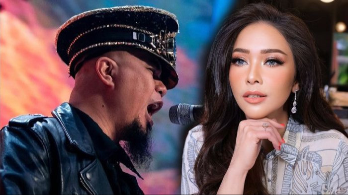 Kolase foto Ahmad Dhani dan Maia Estianty