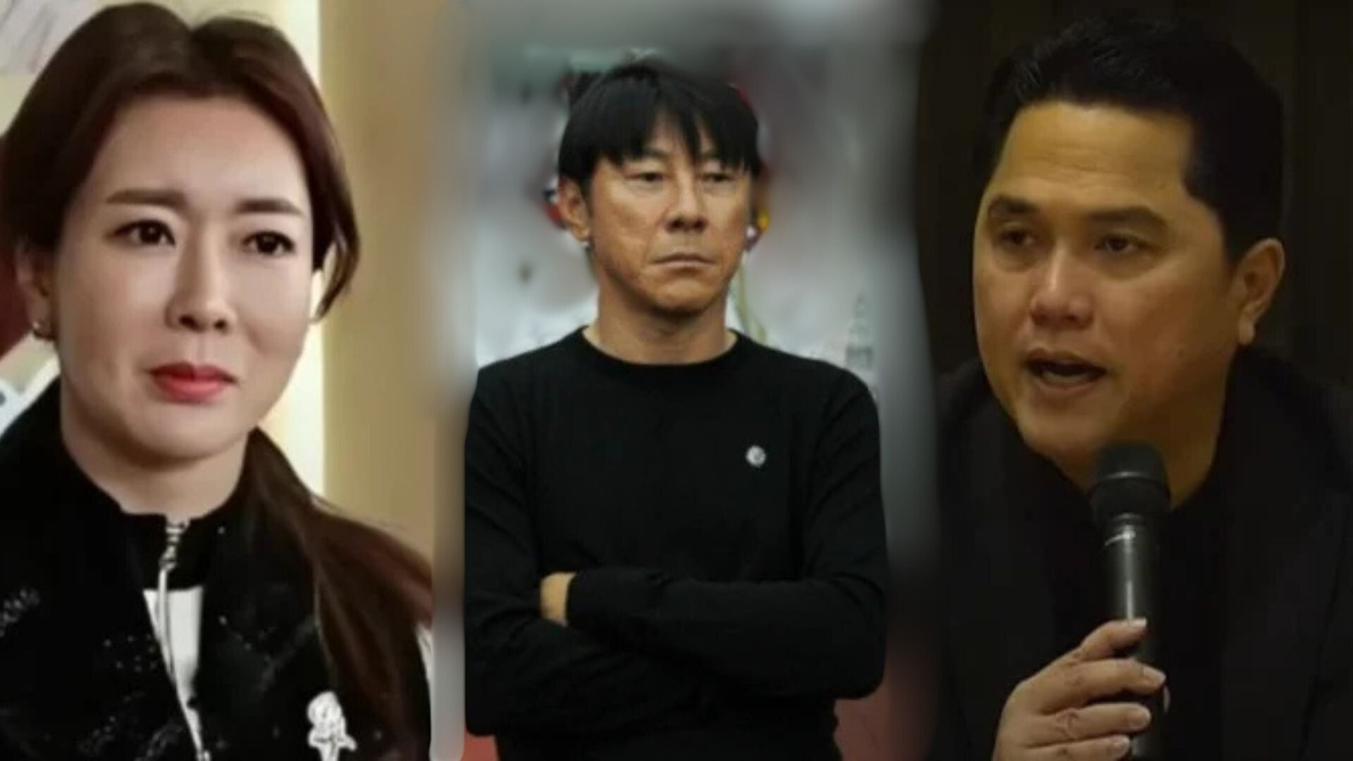 Cha Young-ju, Shin Tae-yong, Erick Thohir