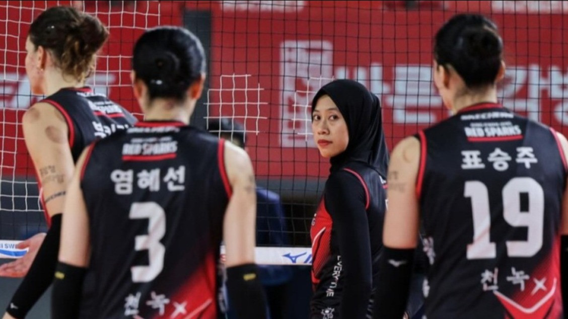 Megawati Hangestri bersama Red Sparks di V league 2024/2025