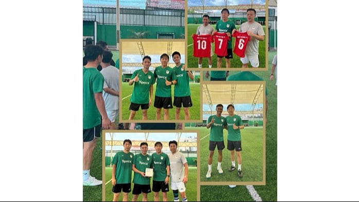 Shin Tae-yong bersama tim STY Football Academy