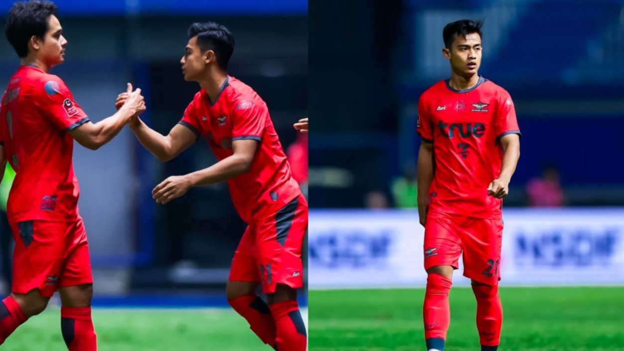 Pratama Arhan saat jalani debutnya bersama Bangkok United.