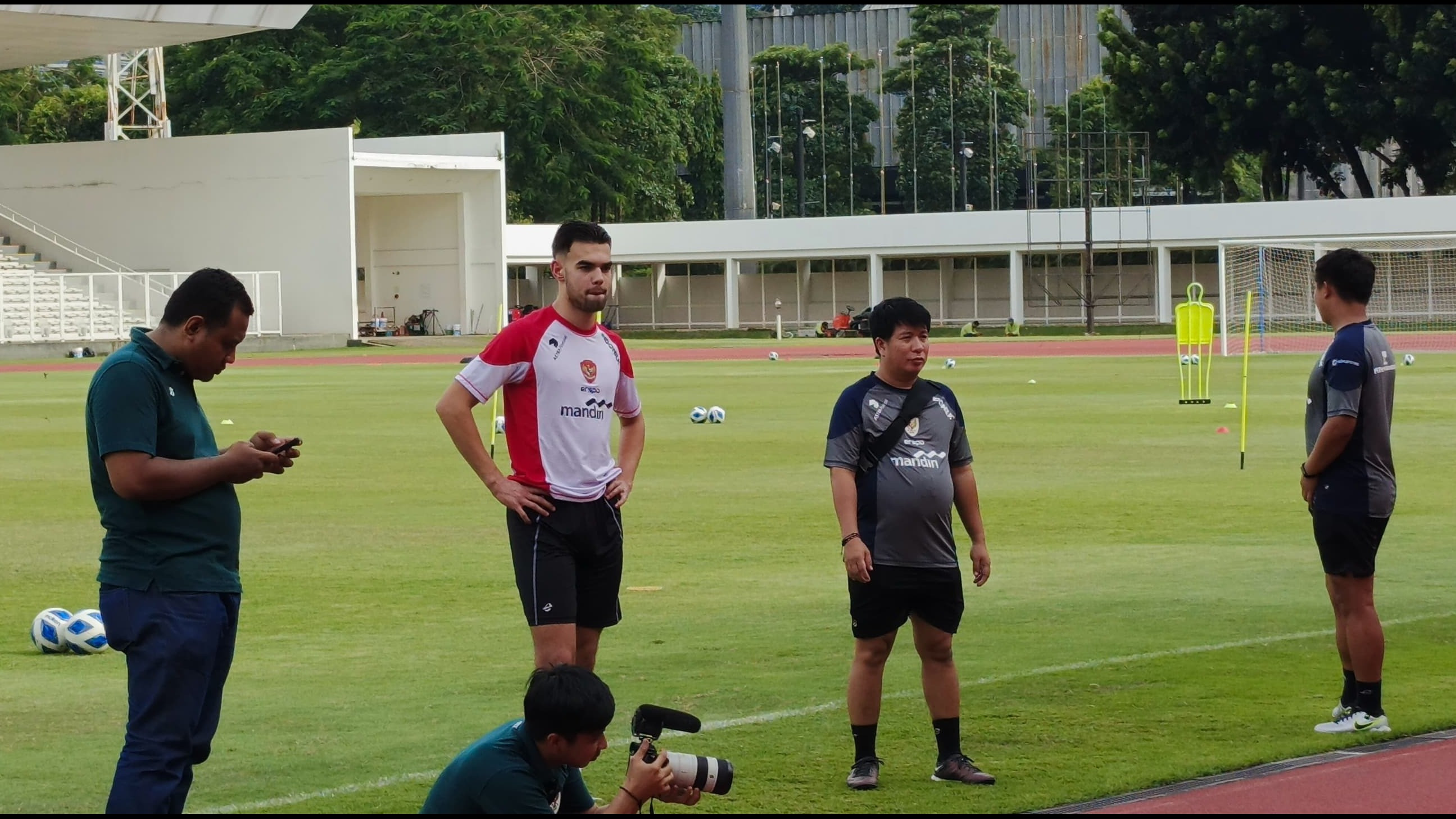 Jens Raven ungkap alasan latihan terpisah pada TC Timnas Indonesia U-20 hari ini