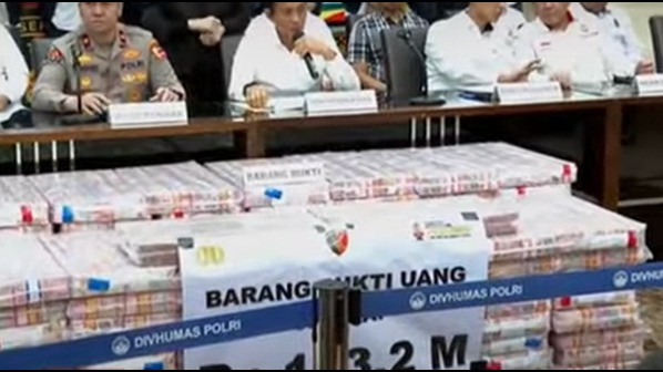 Kasus TPPU Judi Online , PT AJP dan Komisarisnya Jadi Tersangka, Barang Bukti Uang Rp103,2 Miliar Disita