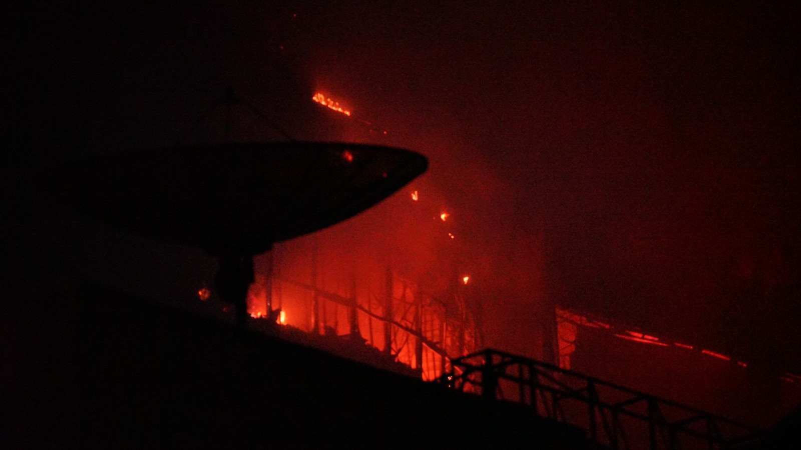 Kebakaran Glodok Plaza, Jakarta Barat, Rabu (15/1) malam.