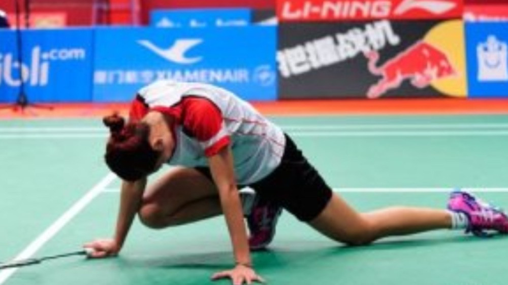 Maria Febe Kusumastuti saat jadi atlet tunggal putri badminton dari PBSI