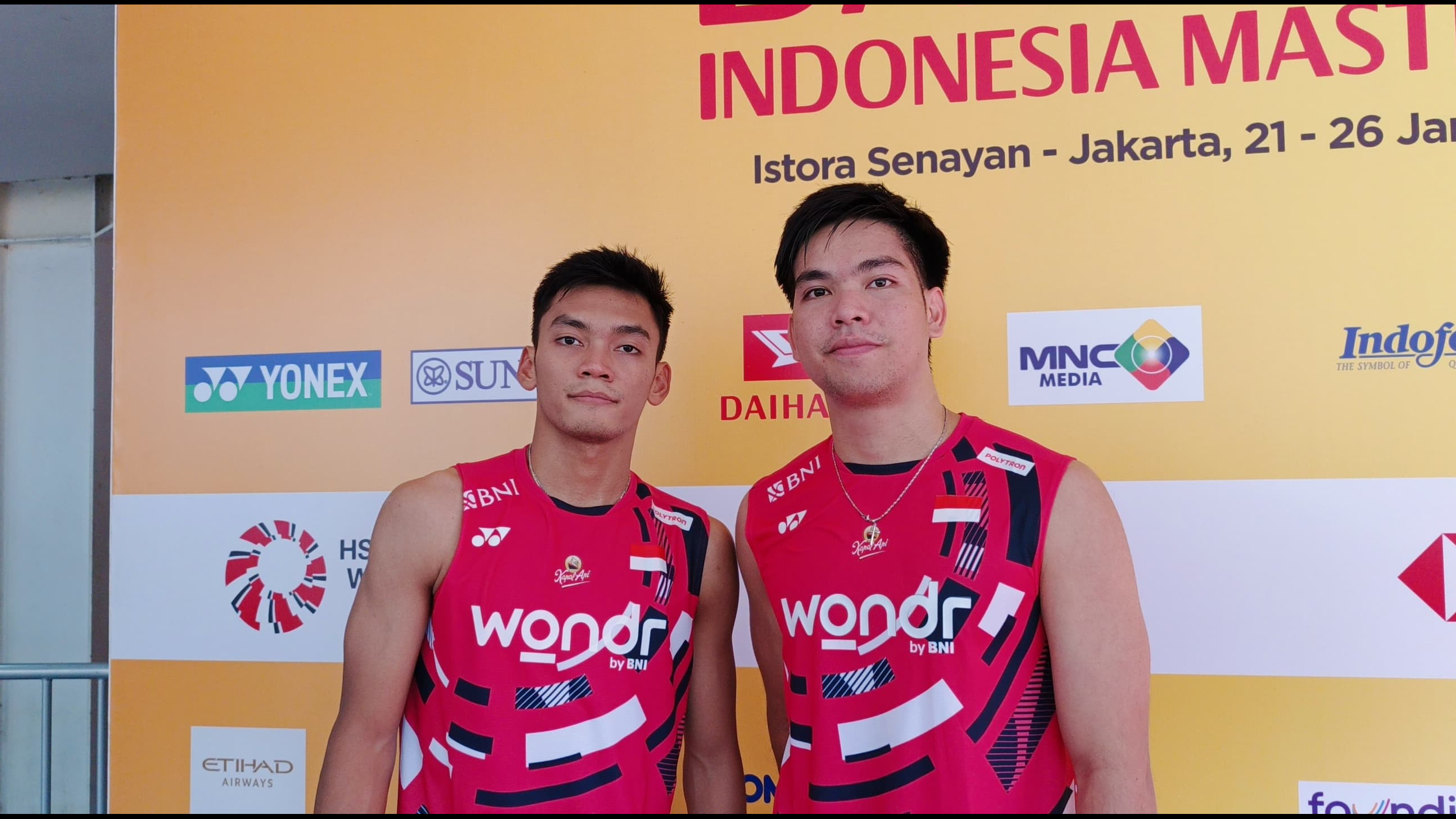 Pasangan ganda putra Muhammad Shohibul Fikri/Daniel Marthin di Indonesia Masters 2025