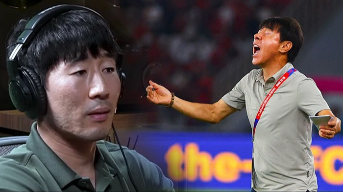 Kolase foto Kim Jong-jin dan Shin Tae-yong, Eks Pelatih Timnas Indonesia