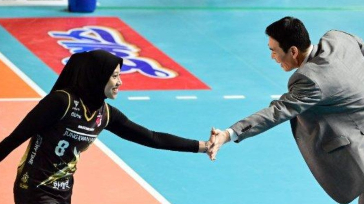 Foto dari Megawati Hangestri dan Ko Hee-jin