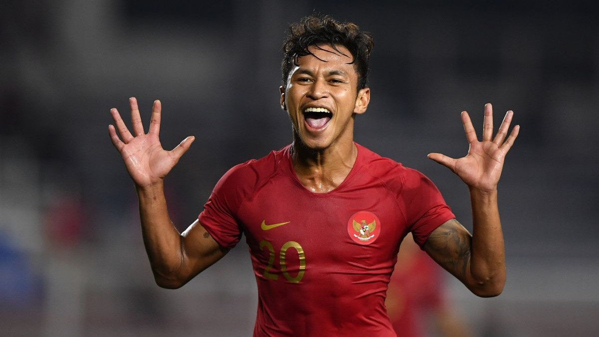 Osvaldo Haay saat membela Timnas Indonesia