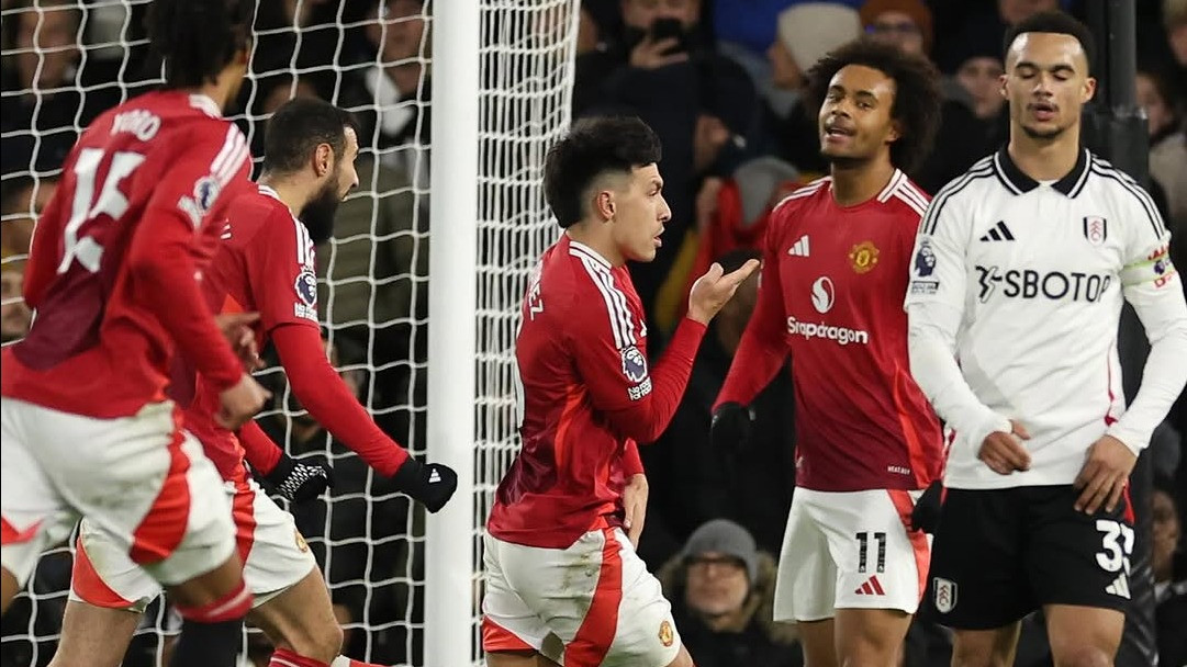 Manchester United menang 1-0 atas Fulham di pekan ke-23 Liga Inggris 2024-2025