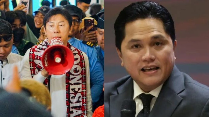 Shin Tae-yong dan Erick Thohir