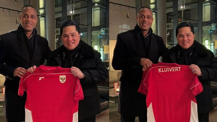 Erick Thohir dan Patrick Kluivert