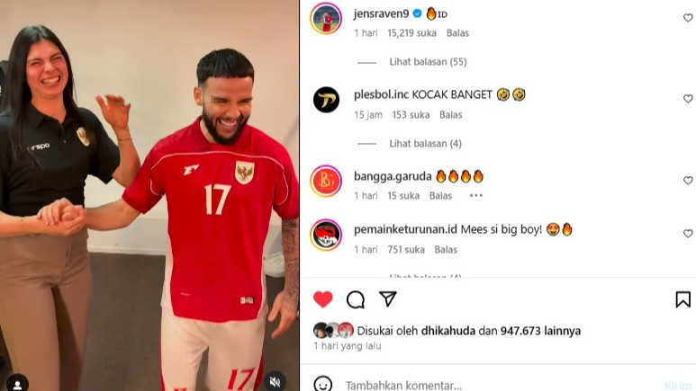 Influencer cantik asal Belgia bikin dap challenge bareng para pemain keturunan Timnas Indonesia