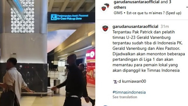 Susul Alex Pastoor, Gerald Vanenburg dan Patrick Kluivert Juga Mendarat di Indonesia
            - galeri foto