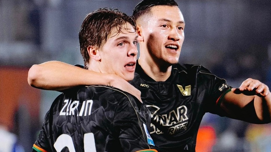 Pemain Timnas Indonesia, Jay Idzes saat membela Venezia di Serie A.