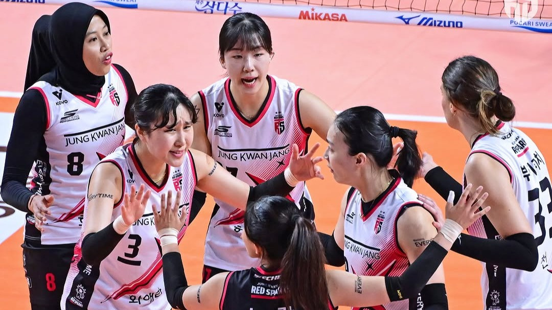 Megawati Hangestri bersama skuad Red Sparks
