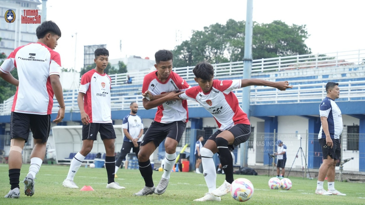 Latihan Para Pemain Timnas Indonesia U-17