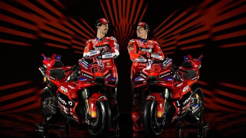 Duo Ducati, Francesco Bagnaia dan Marc Marquez