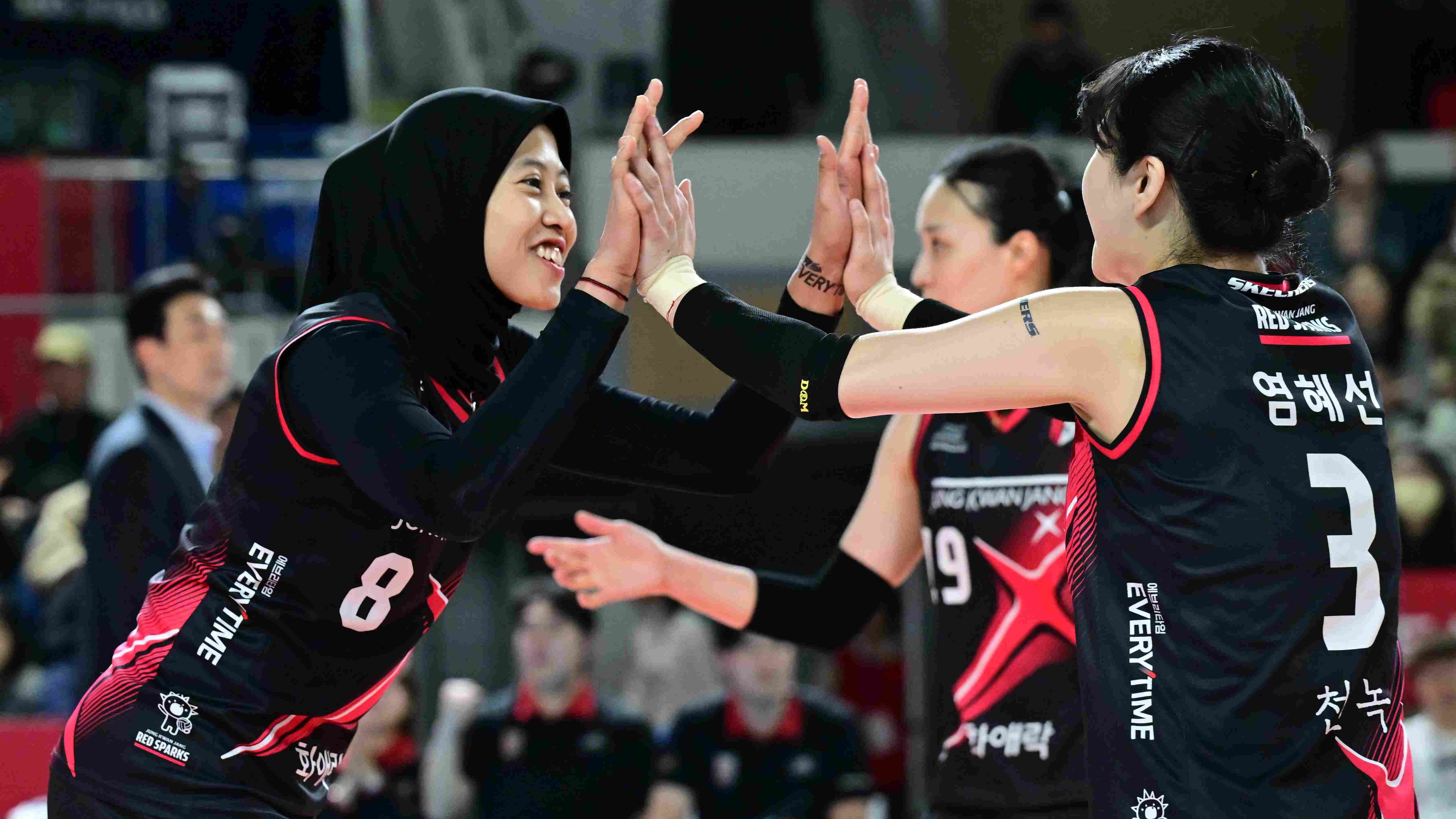 Megawati Hangestri dan Yeum Hye-seon