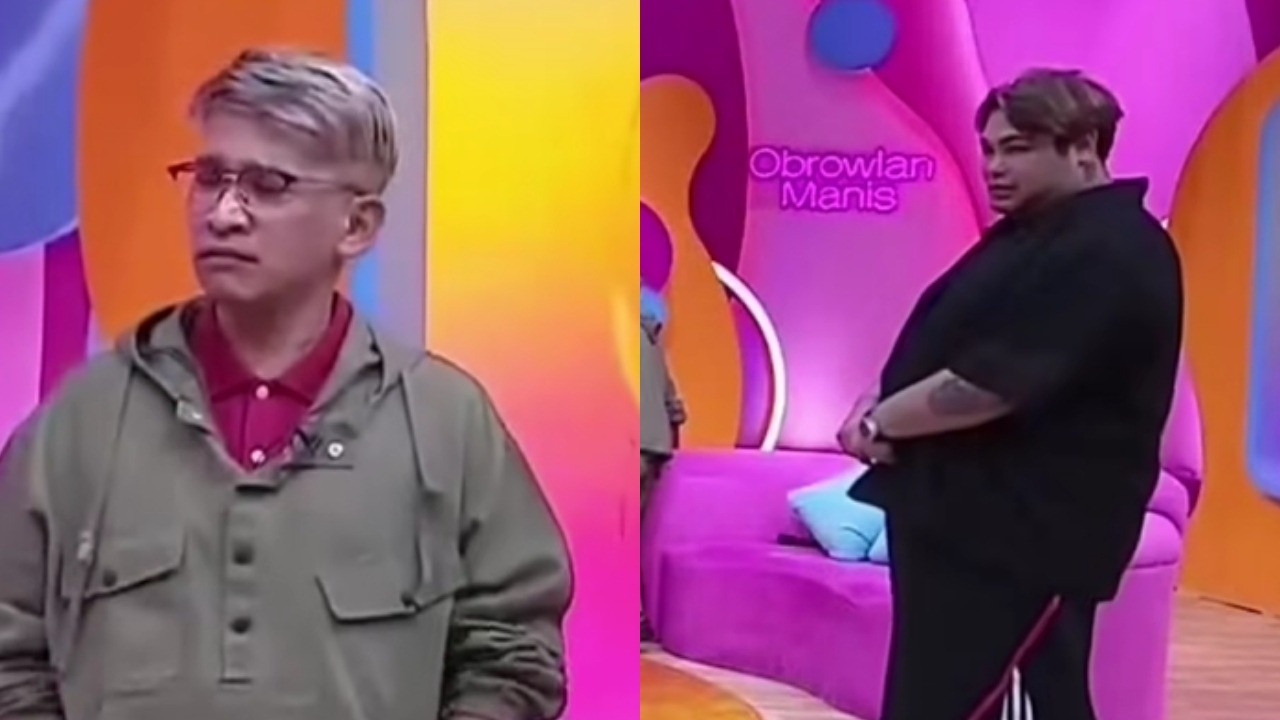 Ruben Onsu dan Ivan Gunawan di acara Brownis