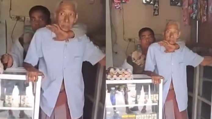 Viral Kakek 82 Tahun Disandera Maling Kambing karena Panik Dikejar Warga, Tapi Wajahnya Tenang Masih Sempat Rapikan Rak Telur