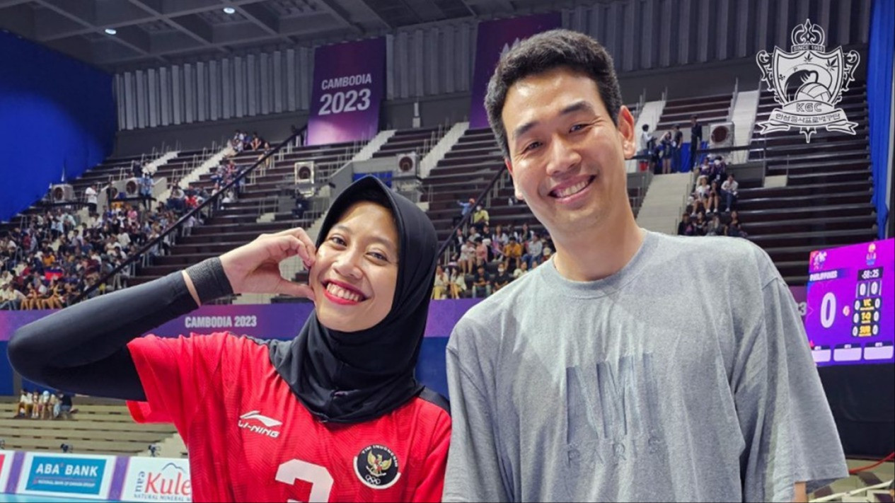 Megawati Hangestri dan Ko Hee-Jin